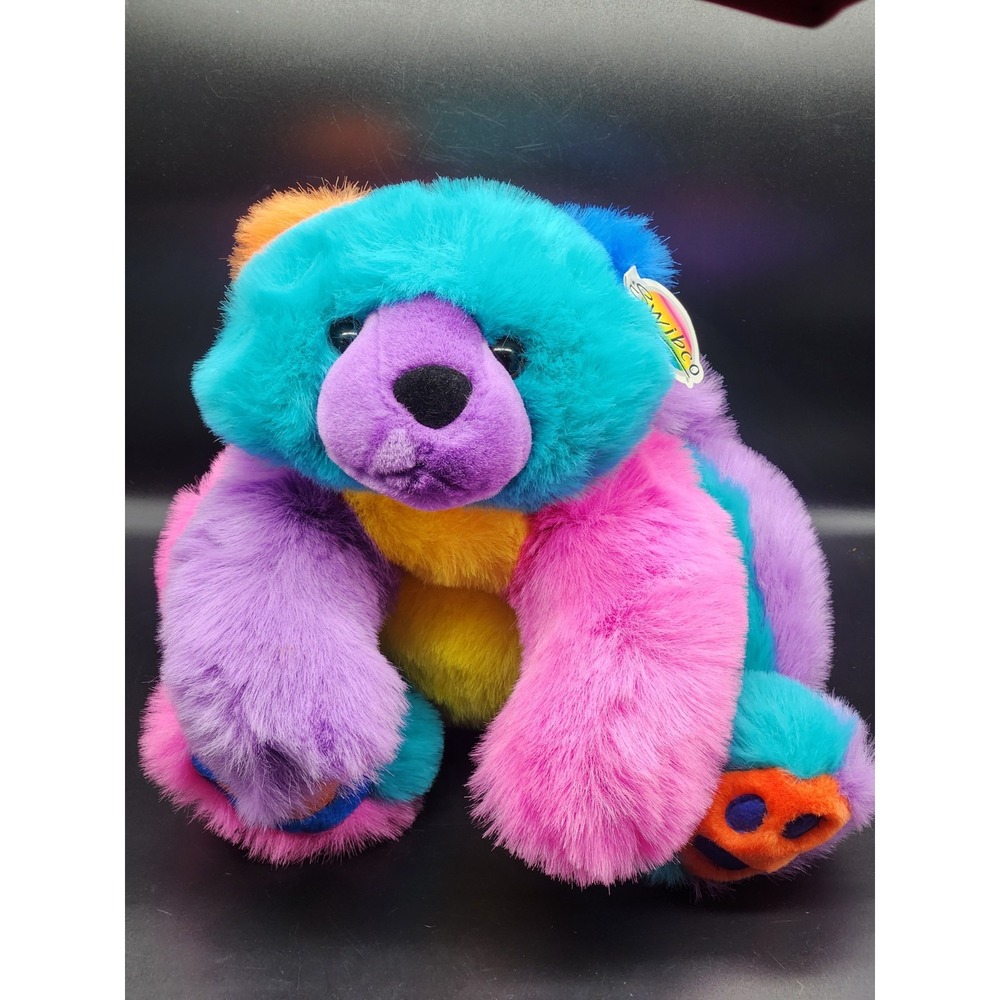 Rare‎ NWT Vintage Swibco Cosmo Plush Bear 1998 Stuffed Animal